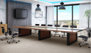 16 Feet Boardroom Table | Premium Meeting Tables Online: Boss'sCabin