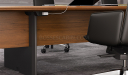 'Aulenti' 28 Ft Boardroom Table In Open Pore Walnut Veneer