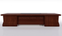 'Imperial' 11 Feet Executive Desk In Sapele Veneer