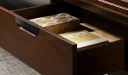 'Imperial' 11 Feet Executive Desk In Sapele Veneer