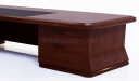 'Imperial' 11 Feet Executive Desk In Sapele Veneer