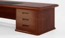 'Royale' 11 Feet Office Table In Rich Sapele Veneer