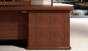 'Royale' 11 Feet Office Table In Rich Sapele Veneer