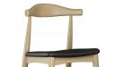 'Balence' Solid Wood Cafeteria Chair In White Ash