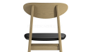 'Balence-Q' Solid Wood Cafeteria Chair In White Ash