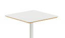 'Balence' Square Cafeteria Table With White Base