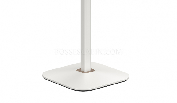 Balence Square Cafeteria Table With White Base: Boss'sCabin