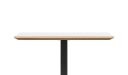 'Balence' Square Cafeteria Table With Black Base