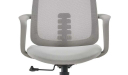 'Dove' Medium Back Chair In Light Gray Frame