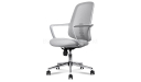 'Dove' Medium Back Chair In Glacier Gray Frame