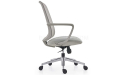 'Dove' Medium Back Chair In Light Gray Frame