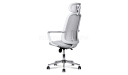 'Dove' Office Chair With Adjustable Headrest In Glacier Gray