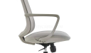 'Dove' Office Chair With Headrest In Light Gray Frame