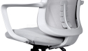 'Dove' Office Chair With Adjustable Headrest In Glacier Gray