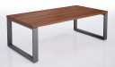 'Maxima' Coffee Table With Meteor Gray Legs