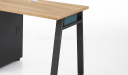 'Inspiring' One Seater Modular Workstation In Oakwood