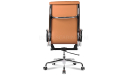 'Verita' High Back Office Chair In Tan PU Leather