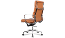 'Verita' High Back Office Chair In Tan PU Leather