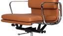 'Verita' High Back Office Chair In Tan PU Leather