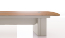 'Swan Neo' 16 Feet Meeting Table In Golden Sandalwdood