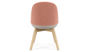 'Tulip' Multi-Purpose Chair In Fabric & Solid Wood Base