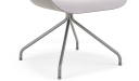 'Tulip' Chair In Fabric With Fixed Four Star Base