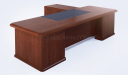 'Royale' 8 Feet Classical Office Table In Sapele Veneer