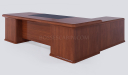 'Royale' 8 Feet Classical Office Table In Sapele Veneer