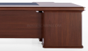 'Royale' 8 Feet Classical Office Table In Sapele Veneer