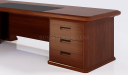 'Royale' 8 Feet Classical Office Table In Sapele Veneer