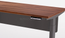 'Up-One' 5 Feet Motorized Sit Stand Desk In Walnut Laminate