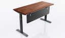 'Up-One' 5 Feet Motorized Sit Stand Desk In Walnut Laminate