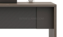 'Vistra' 6.5 Feet Office Desk In Asti Walnut & Advanced Gray Finish