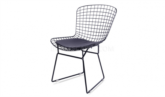 Wire Chair | Eams Inspired Black Wire Chair Online: BossesCabin.com