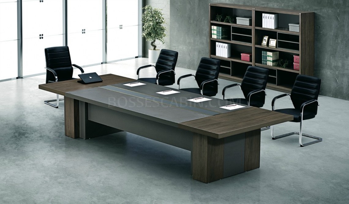 12 Seater Conference Table In Wood | Meeting Tables Online: Boss'sCabin